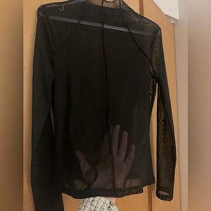 NWOT Dynamite long-sleeve mesh top